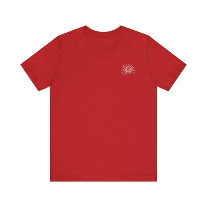 Adult Christmas Surfing Tee - Bella Canvas
