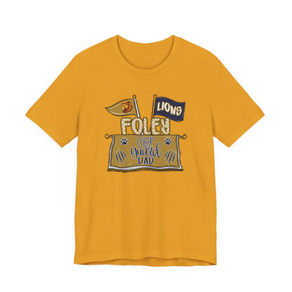 Adult Lions Color Guard Dad Tee - Bella Canvas