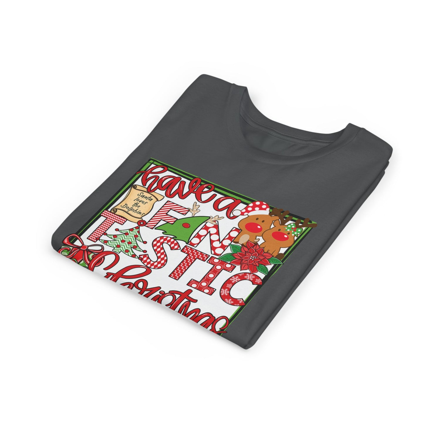 Dolphins Fintastic Tee - Bella Canvas