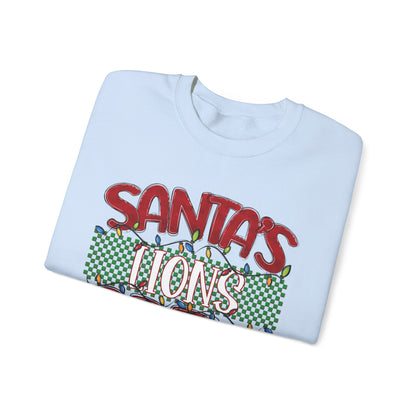 Santa's Lions Crew Sweatshirt - Gildan