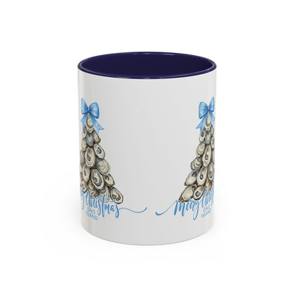 Ono Island Christmas Oyster Tree Mug