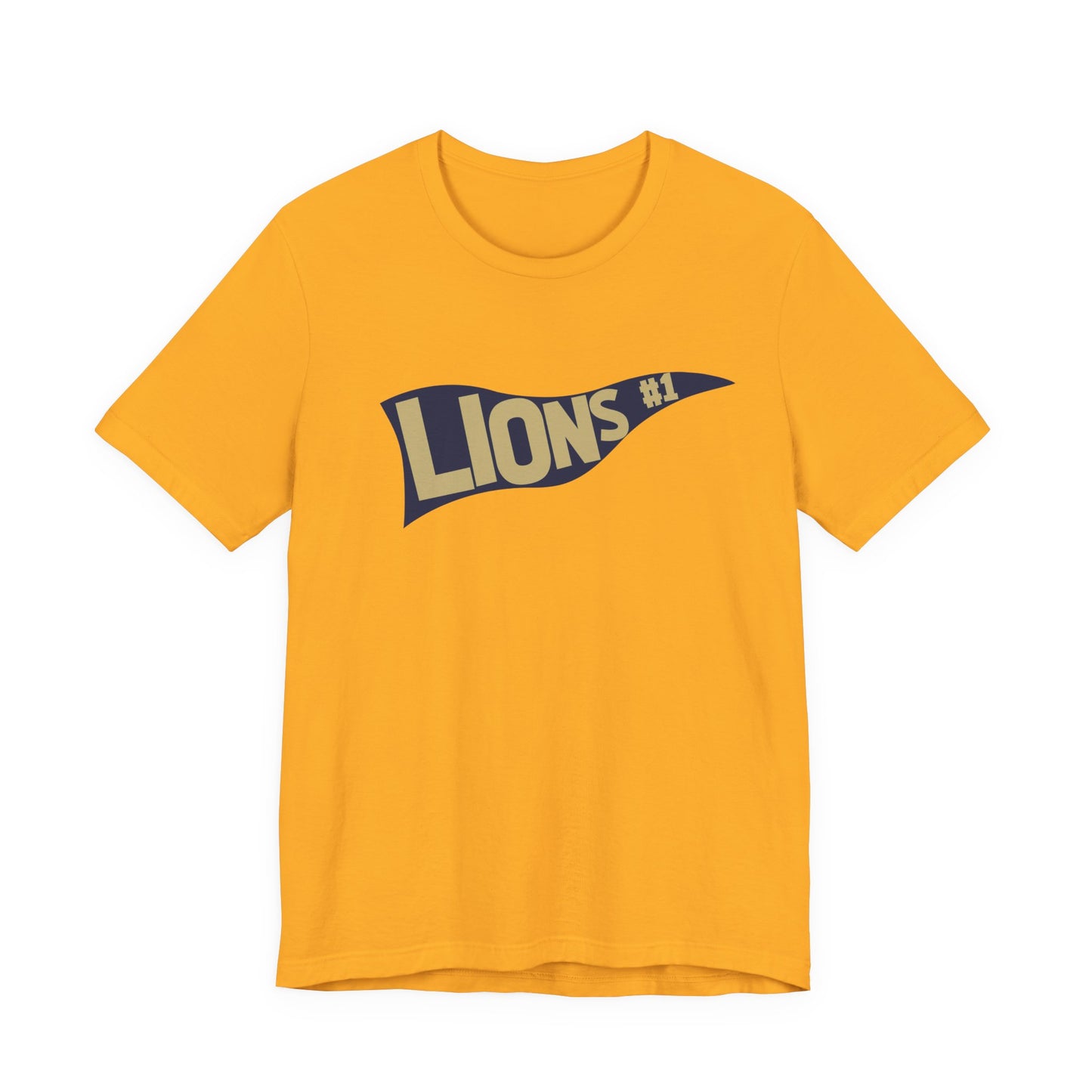 Adult #1 Lions Unisex Jersey Tee - Bella Canvas