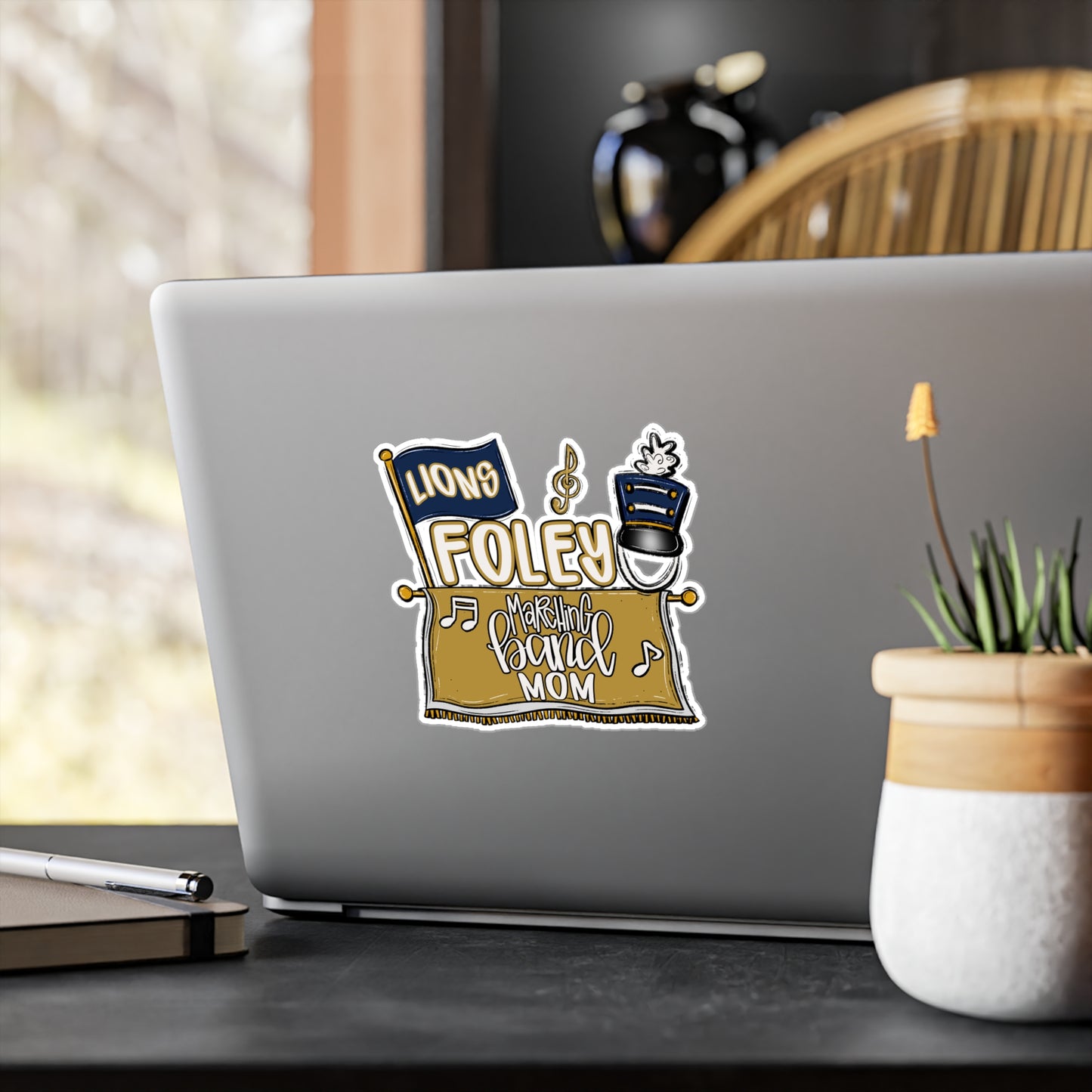 Foley Band Mom Vinyl Decals,