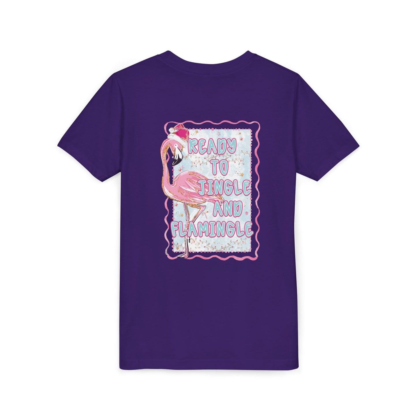 Flamingo Ready to Jingle & Flamingle - Bella Canvas