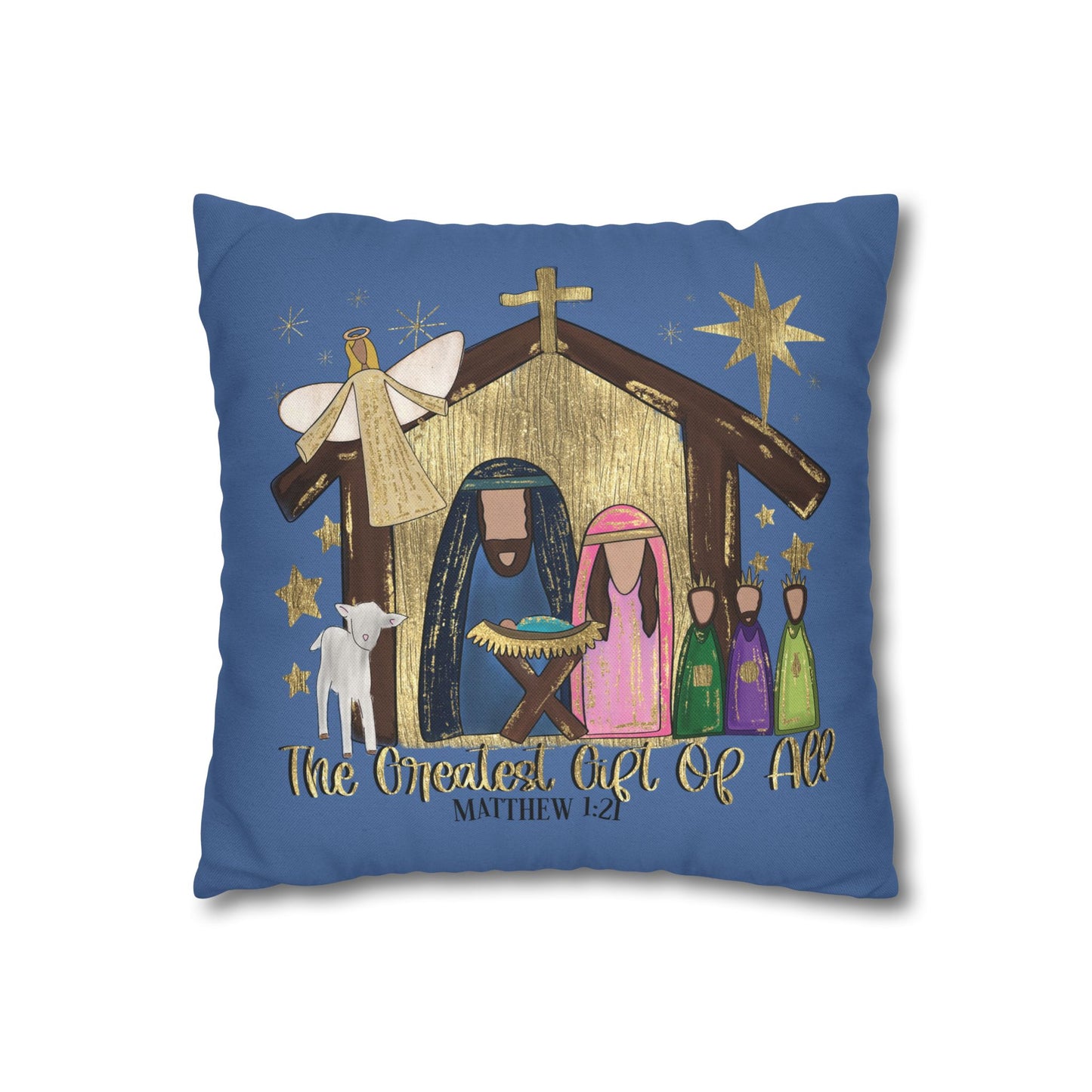 Nativity "The Greatest Gift of All" Pillowcase