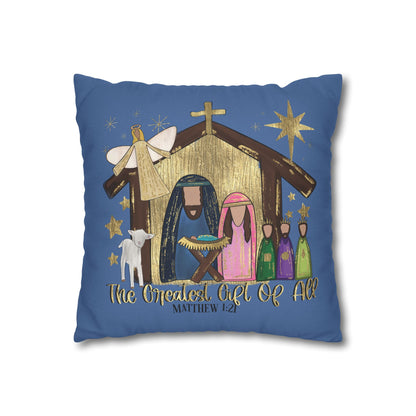 Nativity "The Greatest Gift of All" Pillowcase