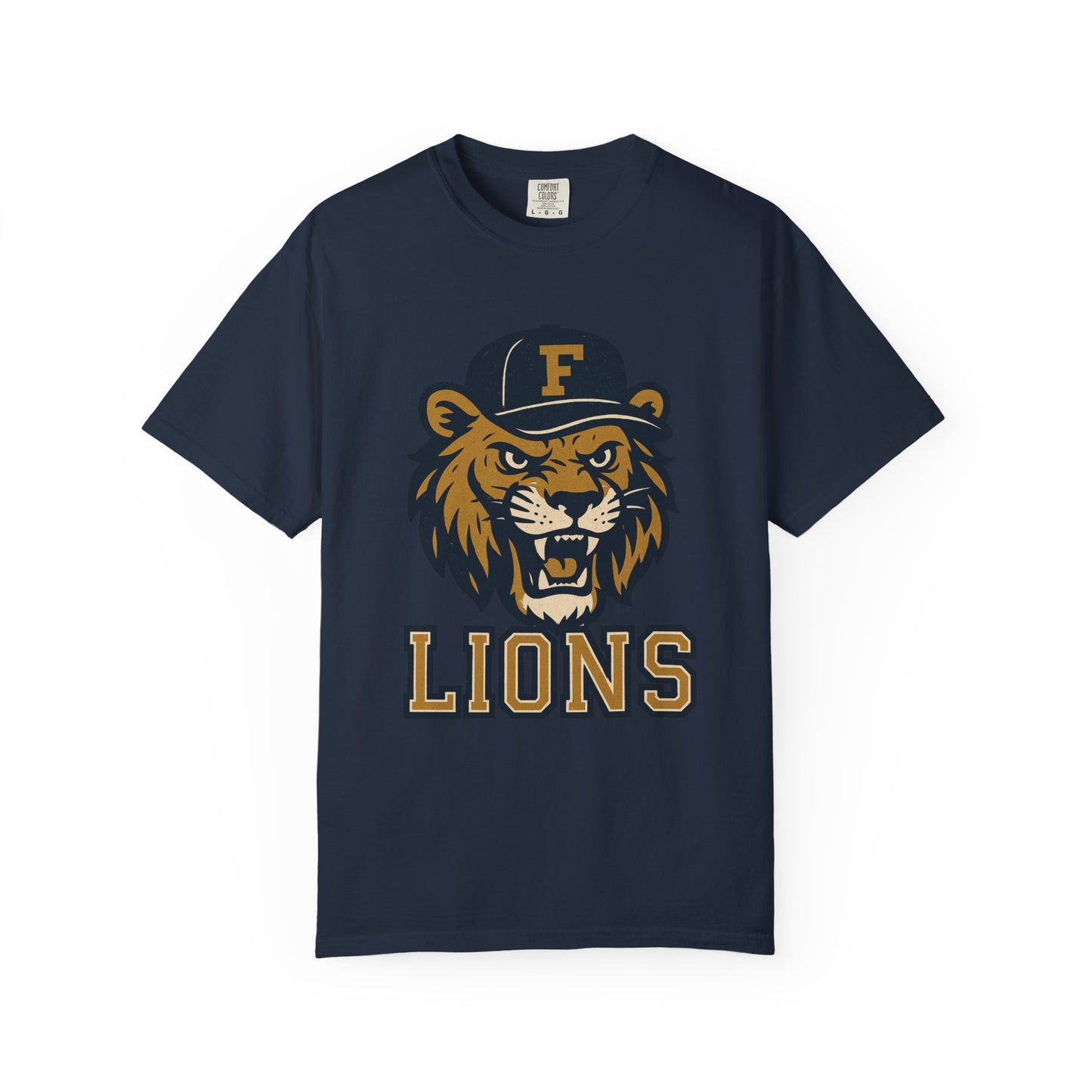 Adult Retro Roaring Lions T-Shirt - Comfort Colors