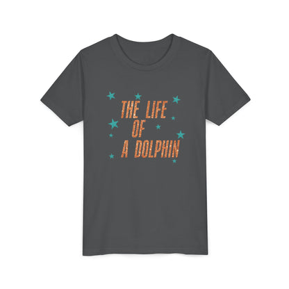 Life of a Dolphin Faux Glitter - Bella Canvas