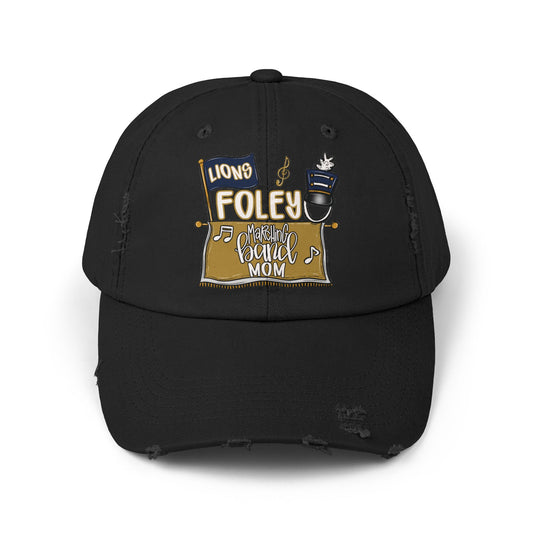 Lions Marching Band Mom Distressed Unisex Cap