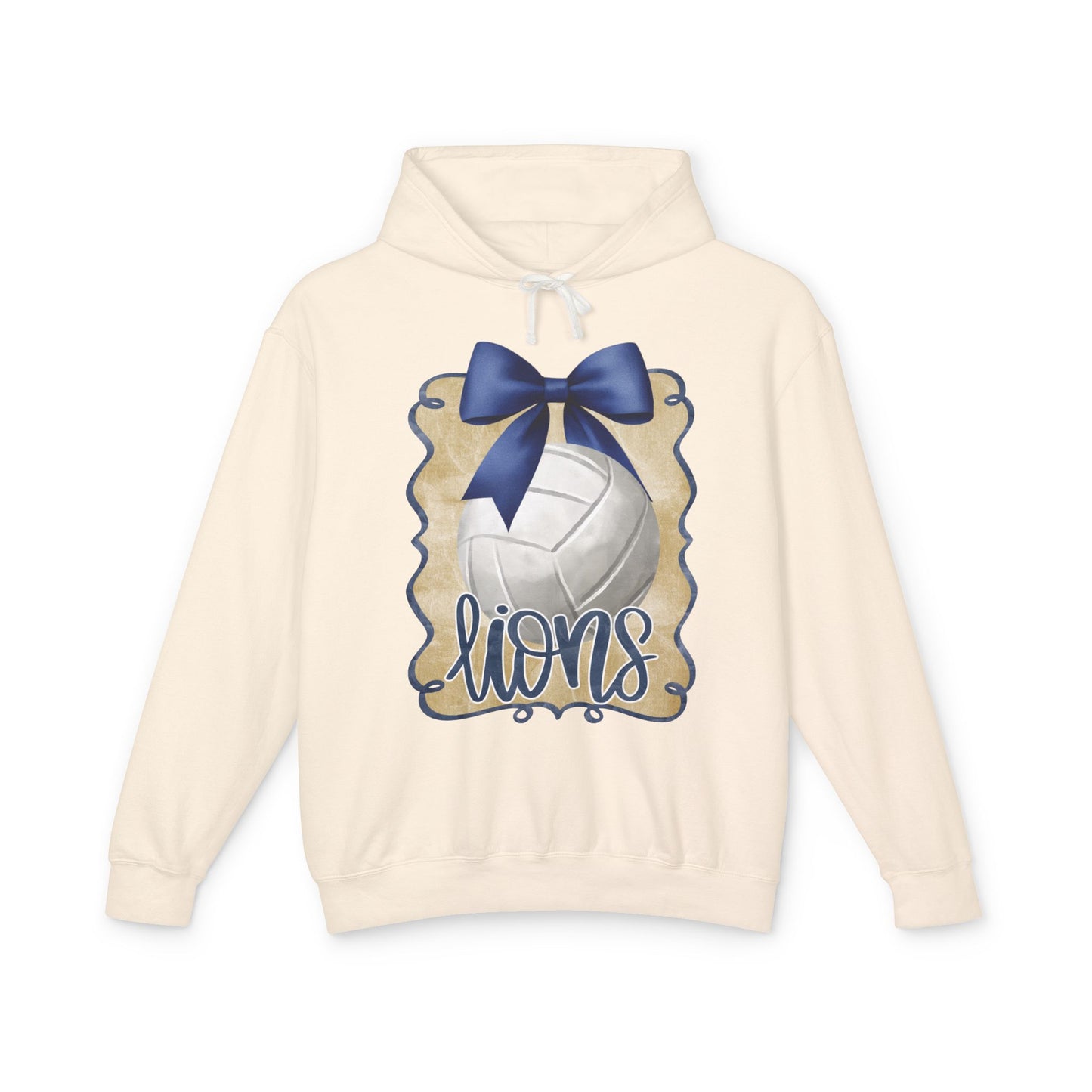 Adult Foley Lions Volleyball Hoodie – Comfort Colors