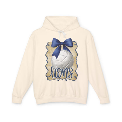 Adult Foley Lions Volleyball Hoodie – Comfort Colors