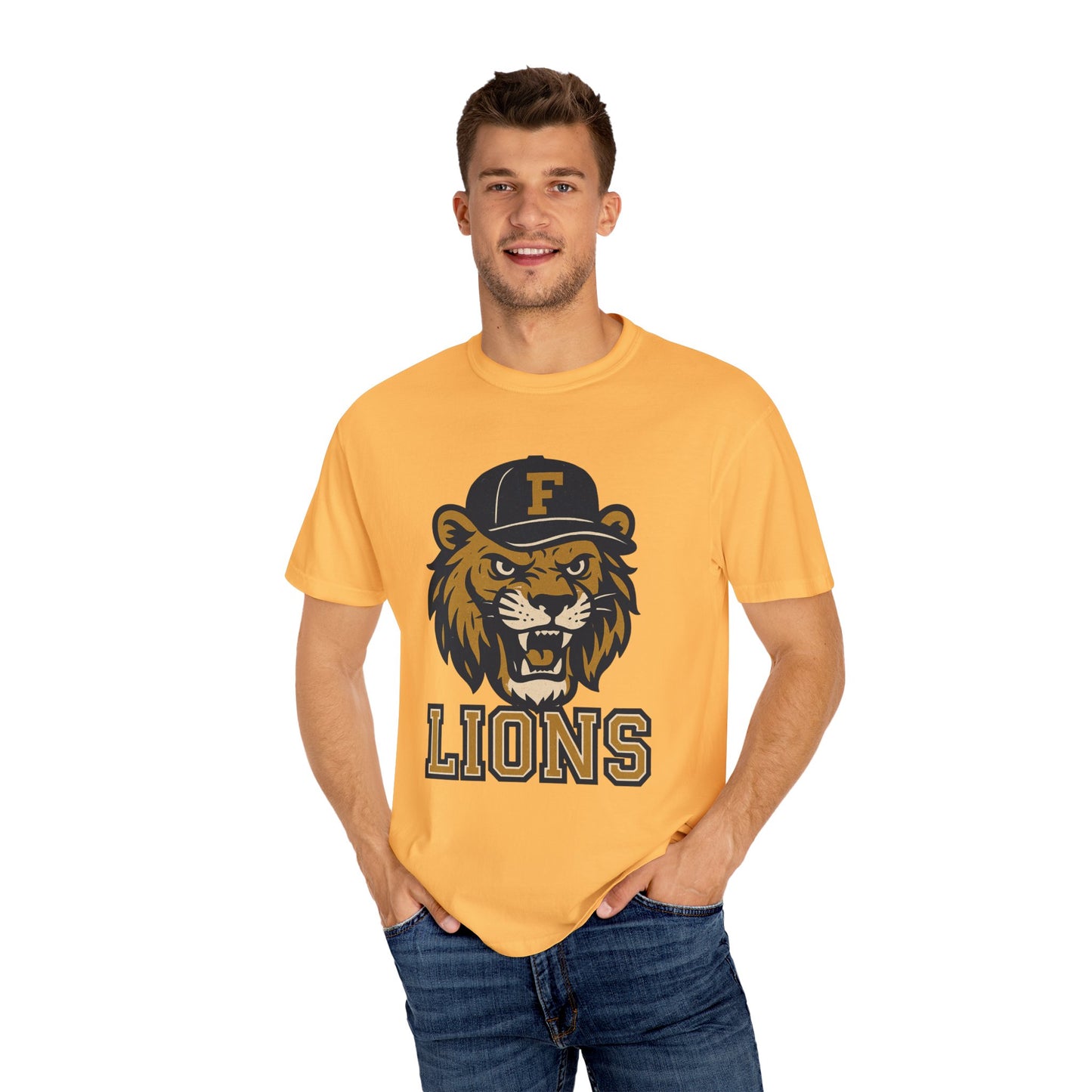 Adult Retro Roaring Lions T-Shirt - Comfort Colors
