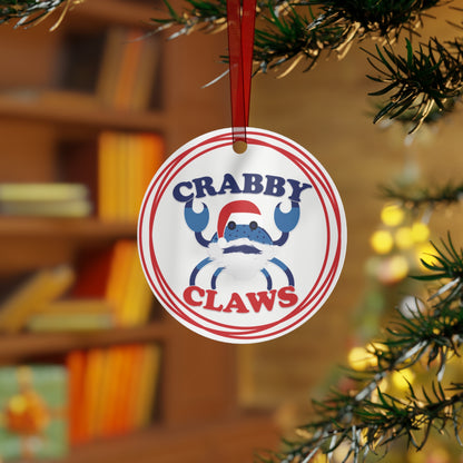 Crabby Claws Christmas Ornament