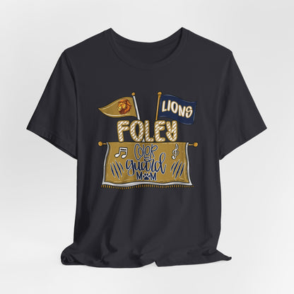 Adult Lions Color Guard Mom Tee - Bella Canvas