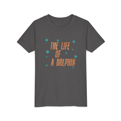 Life of a Dolphin Faux Glitter - Bella Canvas