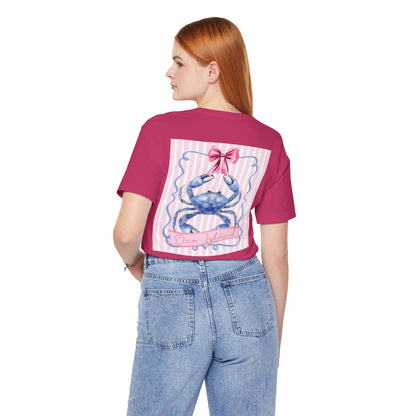 Adult Ono Island Preppy Crab T-Shirt - Bella Canvas