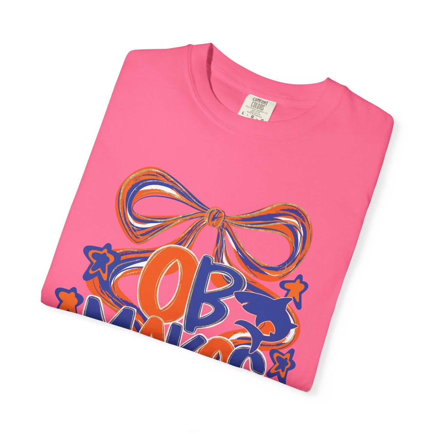 Adult OB Makos Bow Tee - Comfort Colors