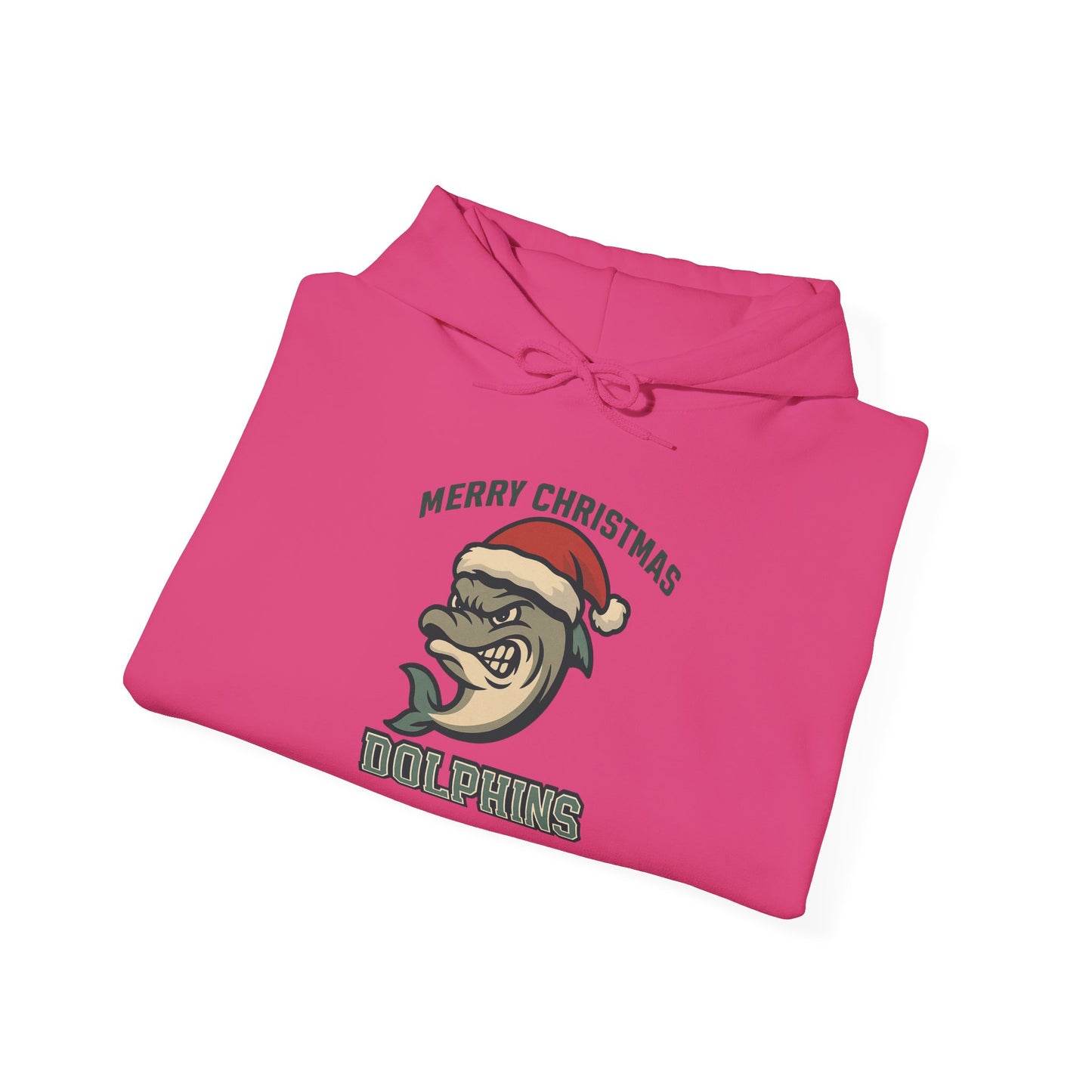 Merry Christmas Dolphin Hoodie - Gildan