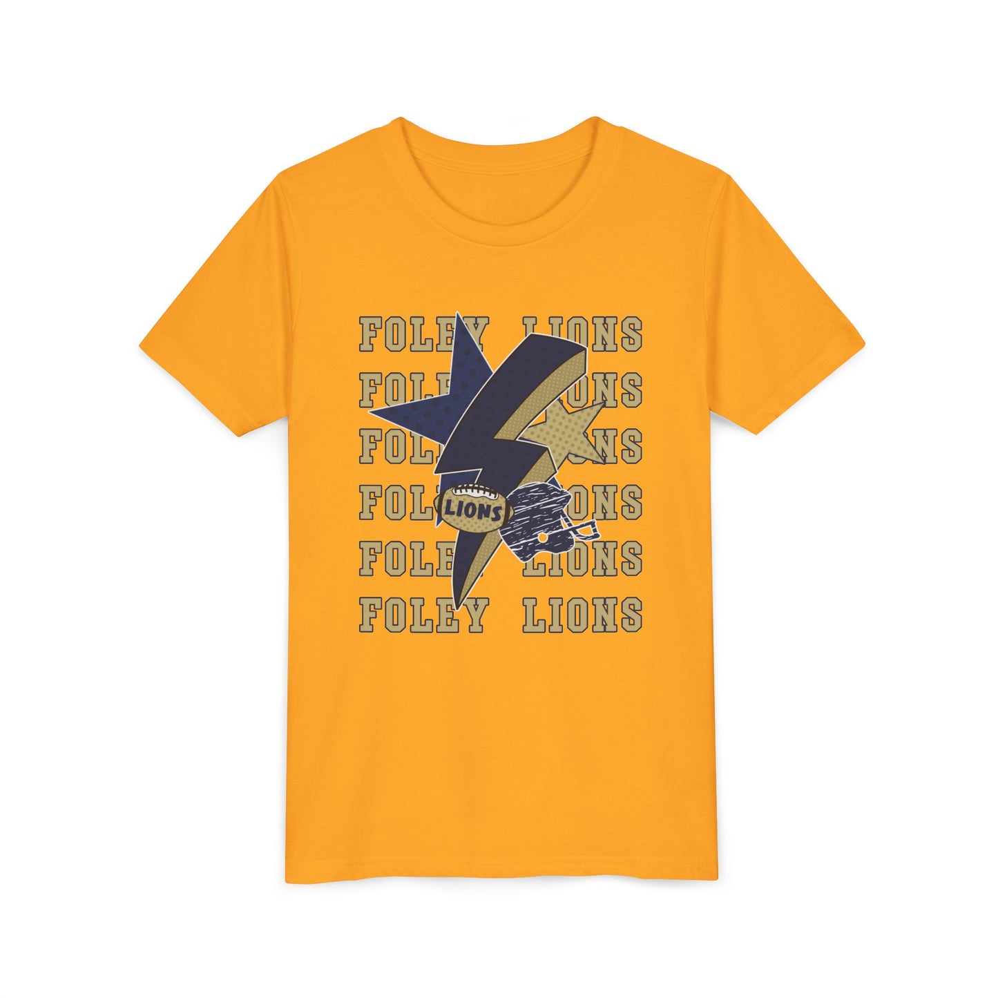 Youth Foley Lions Lightning Football T