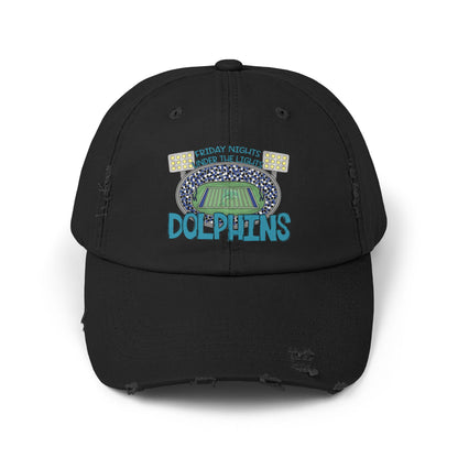 Dolphins Friday Night Lights Unisex Distressed Cap