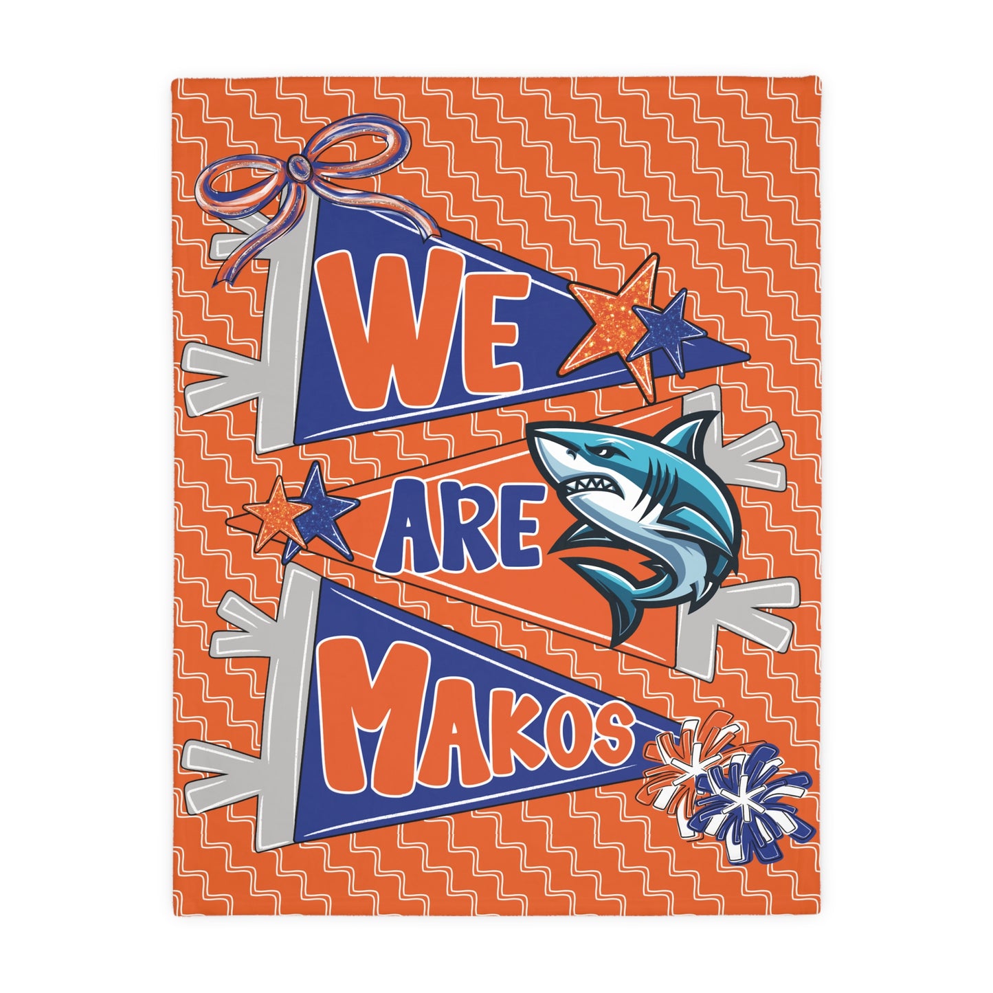 We Are Makos 2 Sided Plush Blanket