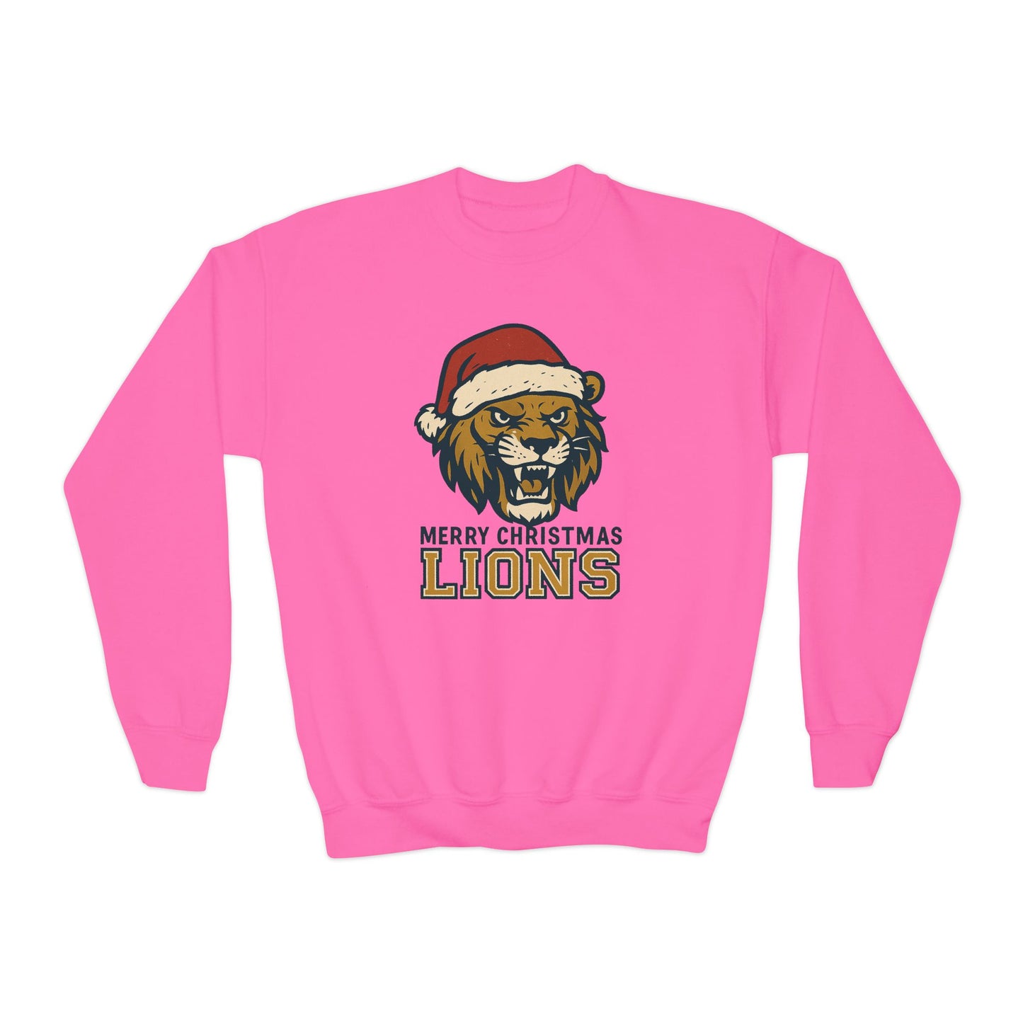 Merry Christmas Lions Sweatshirt - Gildan