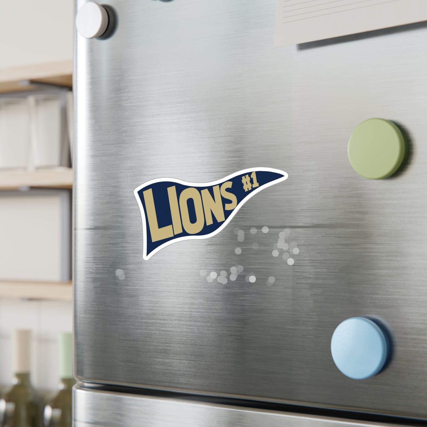 Lions Pennant Vinyl Decals