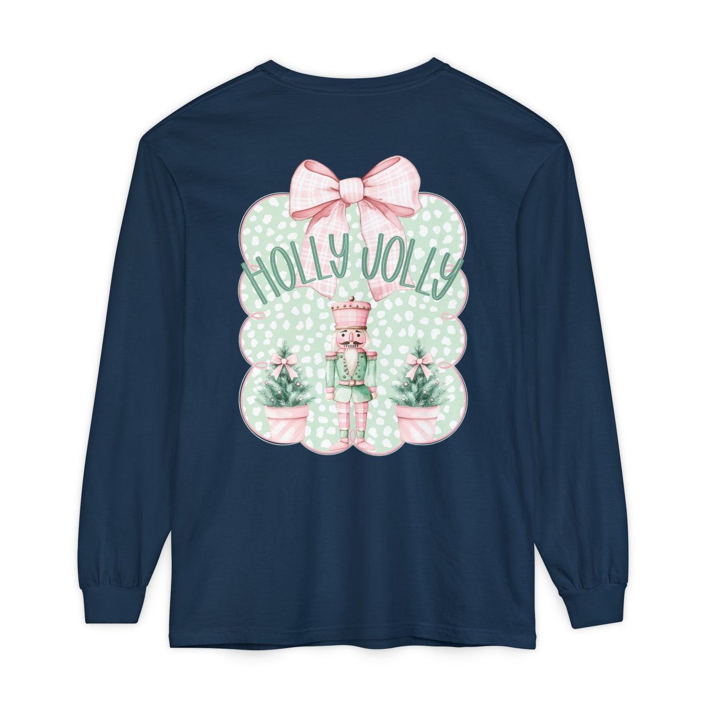Holly Jolly Long Sleeve Tee - Comfort Colors