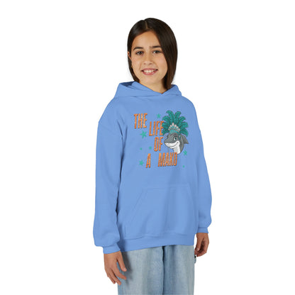 Life of a Mako Faux Glitter Hoodie - Gildan