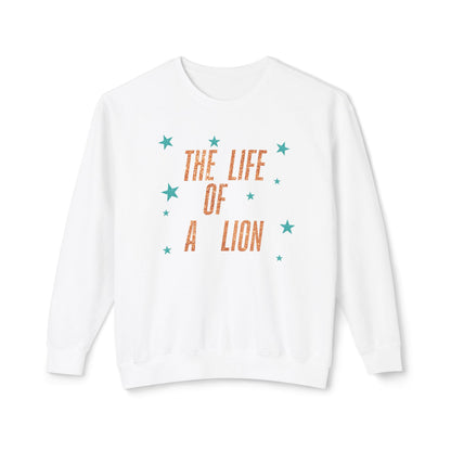 Adult Life of a Lion Faux Glitter - Comfort Colors