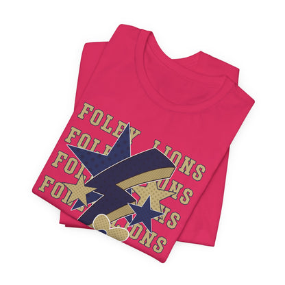 Lions Hearts, Stars, Lightning Graphic Tee - Bella Canvas