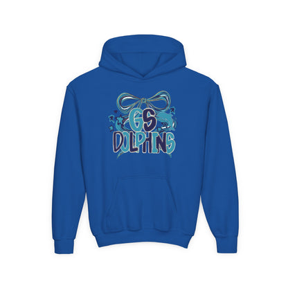 GS Dolphins Youth Hoodie - Gildan