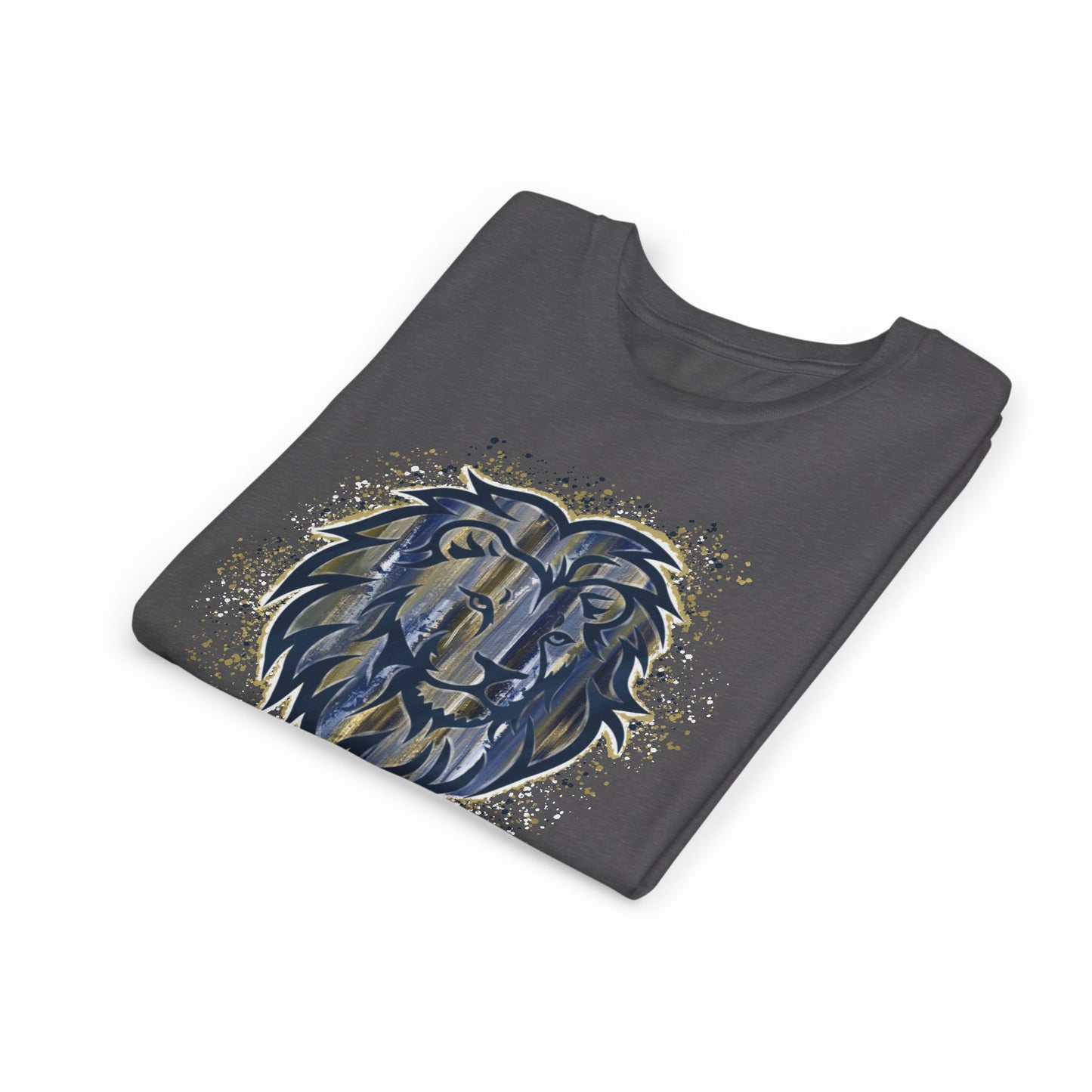 Youth Lions Custom Painted T