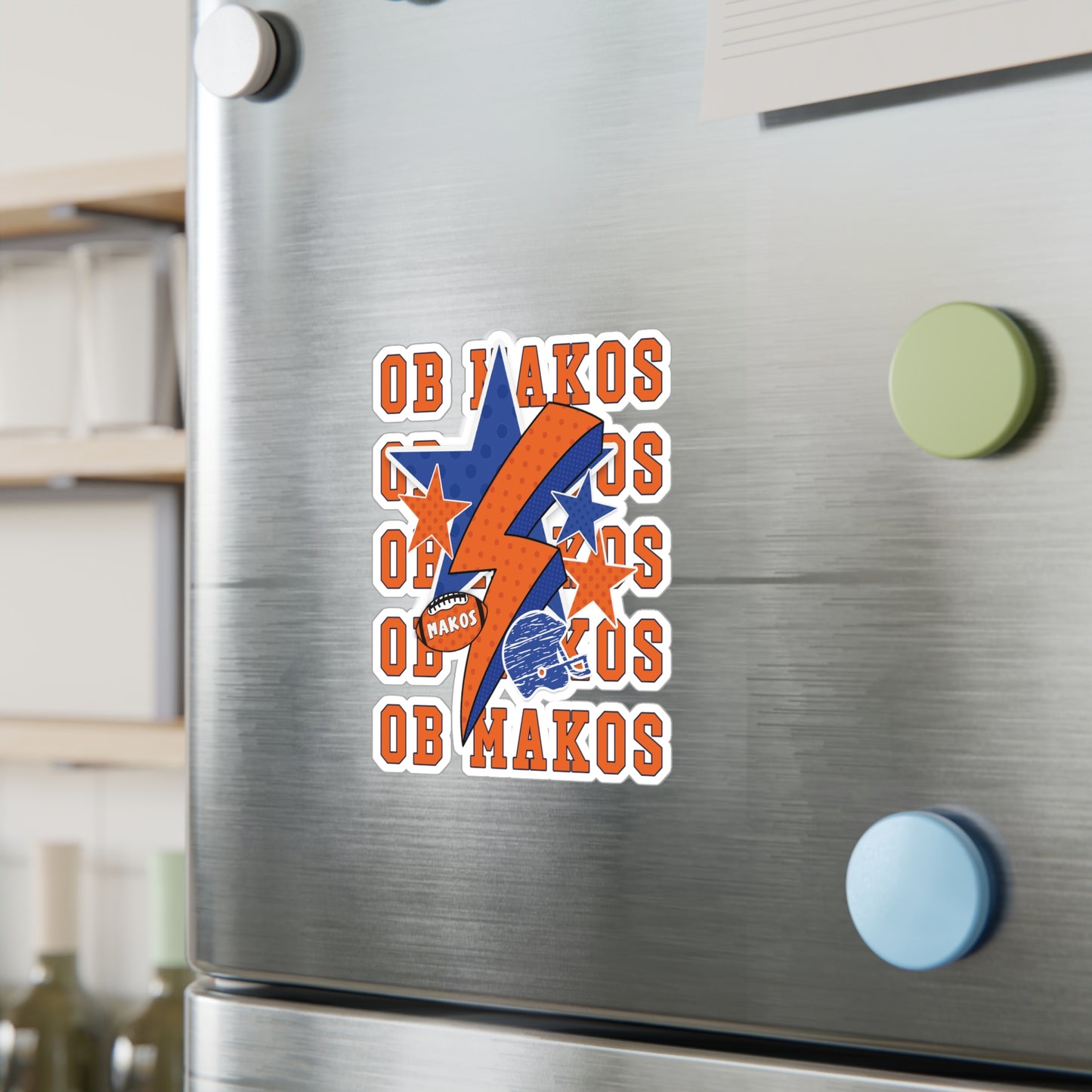Makos Football Spirit Vinyl Decals