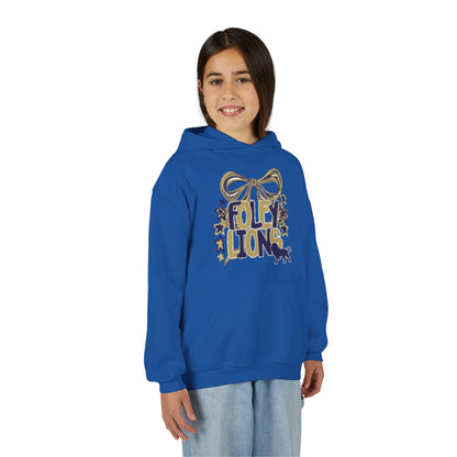 Foley Lions Bow Hoodie - Gildan