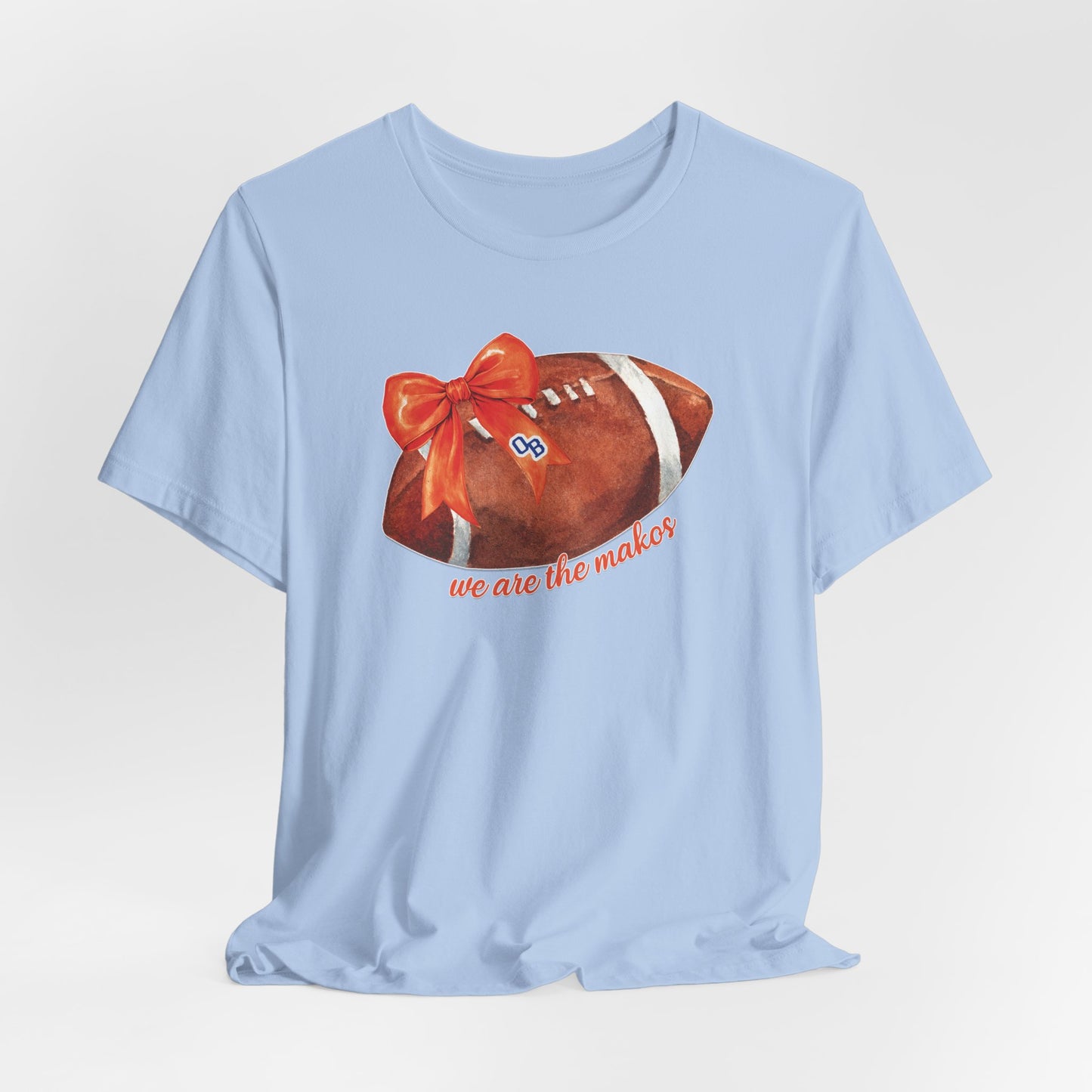 Adult Coquette Makos Football TShirt - Bella canvas