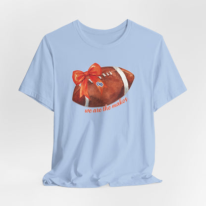Adult Coquette Makos Football TShirt - Bella canvas