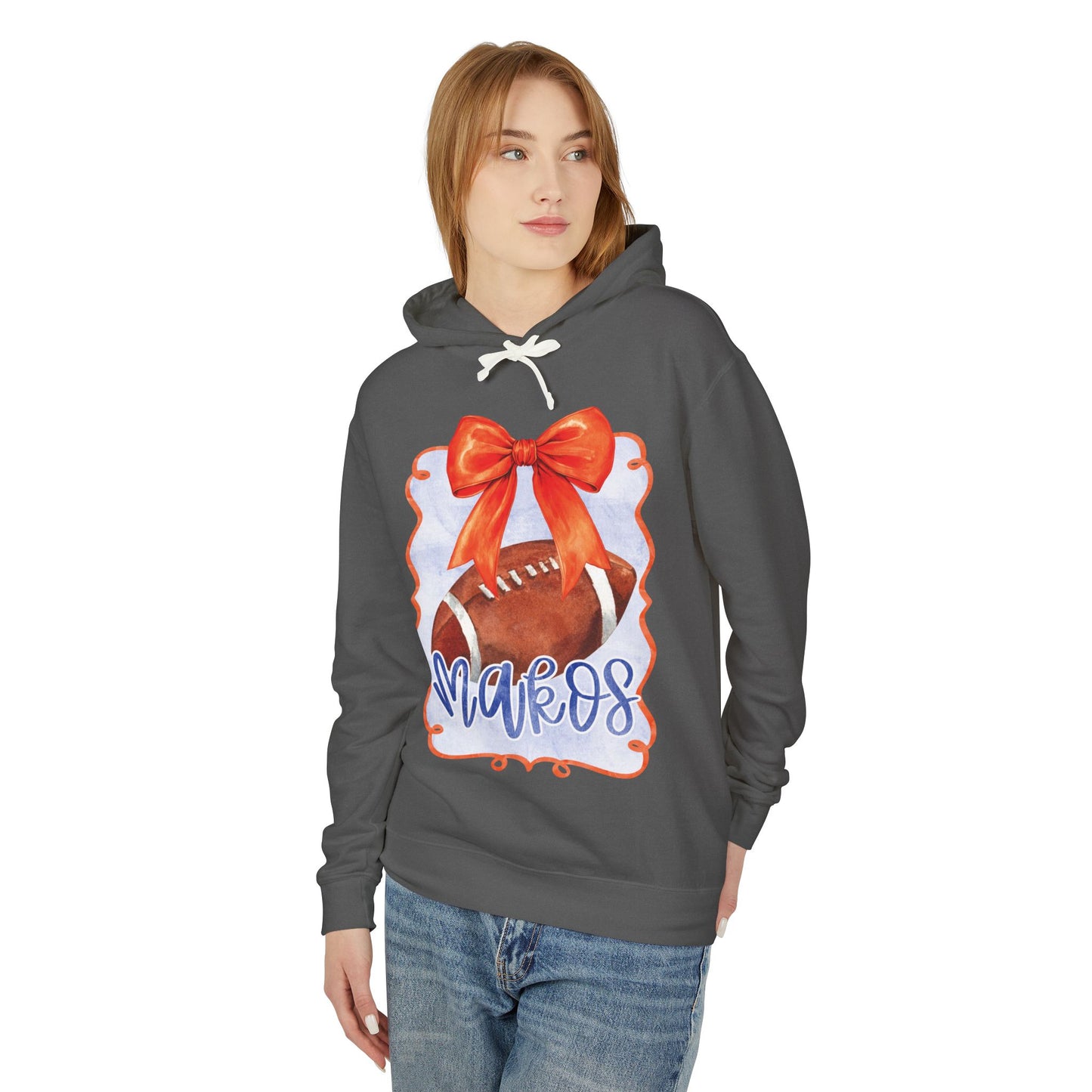 Adult Makos Watercolor Coquette Hoodie - Comfort Colors