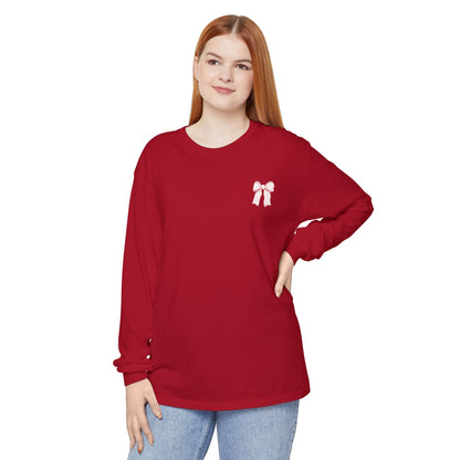 Holly Jolly Long Sleeve Tee - Comfort Colors