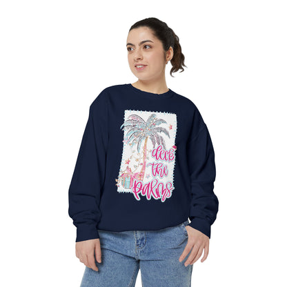 Deck the Palms Sweatshirt - Comfort Colors
