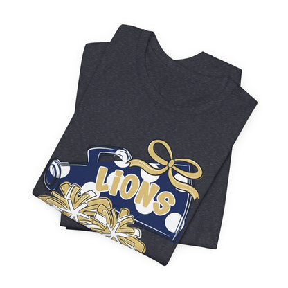 Lions Cheer Spirit Tee - Bella Canvas