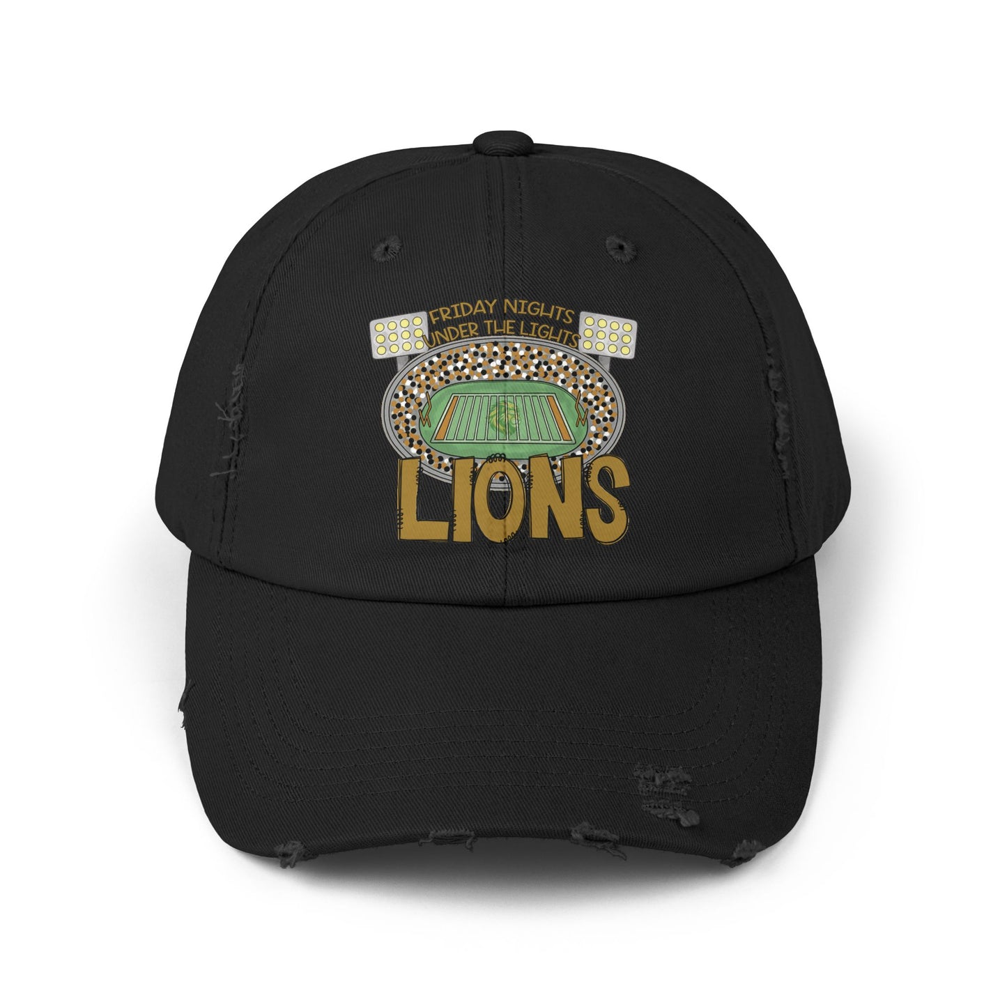 Lions Friday Night Lights Unisex Distressed Cap