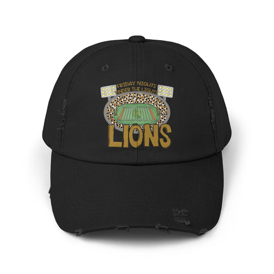 Lions Friday Night Lights Unisex Distressed Cap
