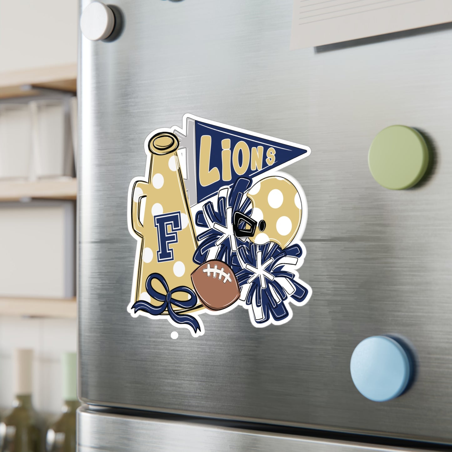 Lions Mega Team Spirit Stickers