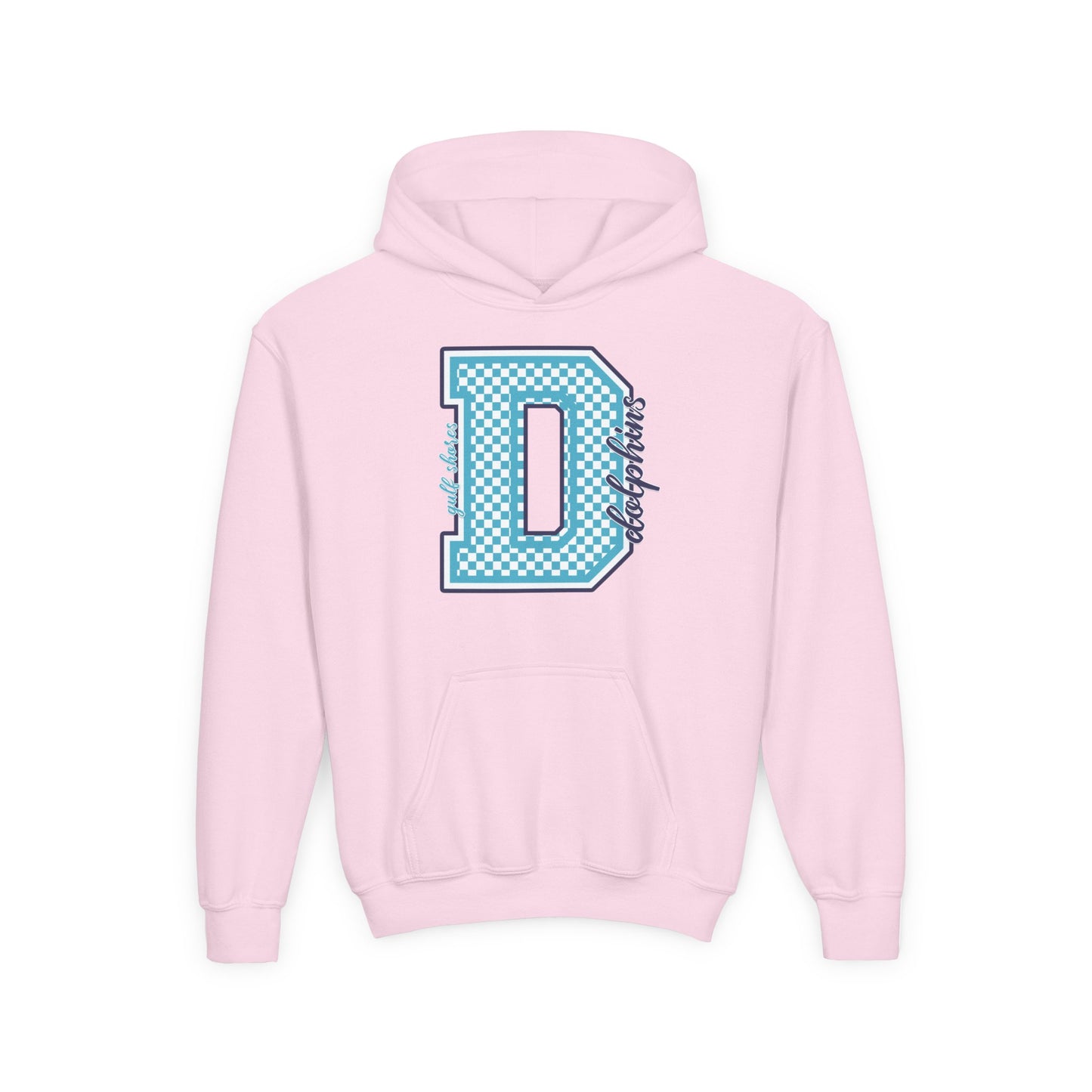 Youth Preppy Checkerboard D Hoodie
