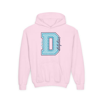 Youth Preppy Checkerboard D Hoodie