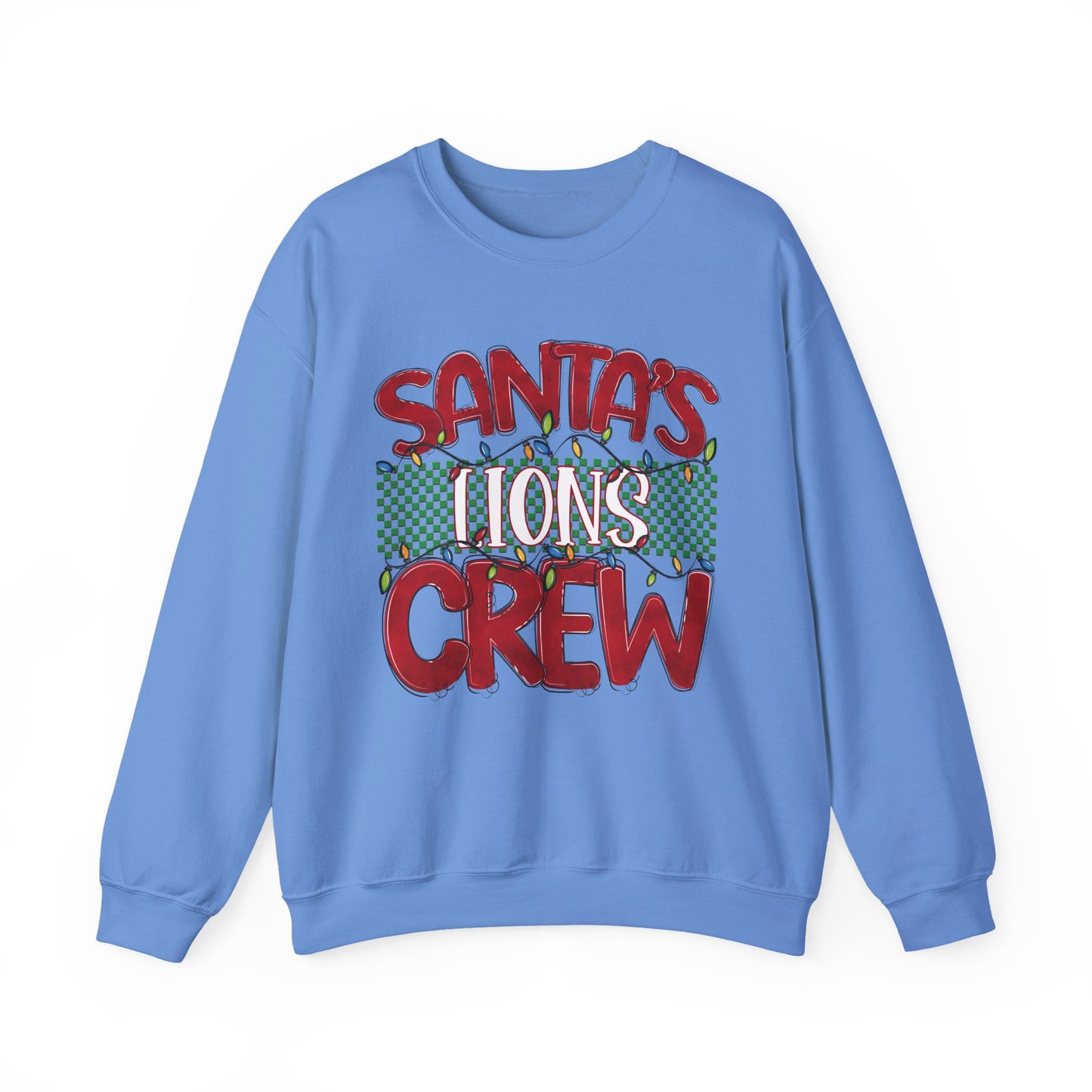 Santa's Lions Crew Sweatshirt - Gildan