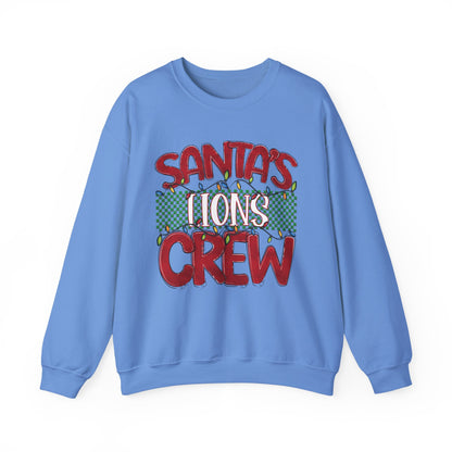 Santa's Lions Crew Sweatshirt - Gildan