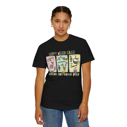 Happy Mardi Gras Jazz T-Shirt — Let the Good Times Roll Shirt