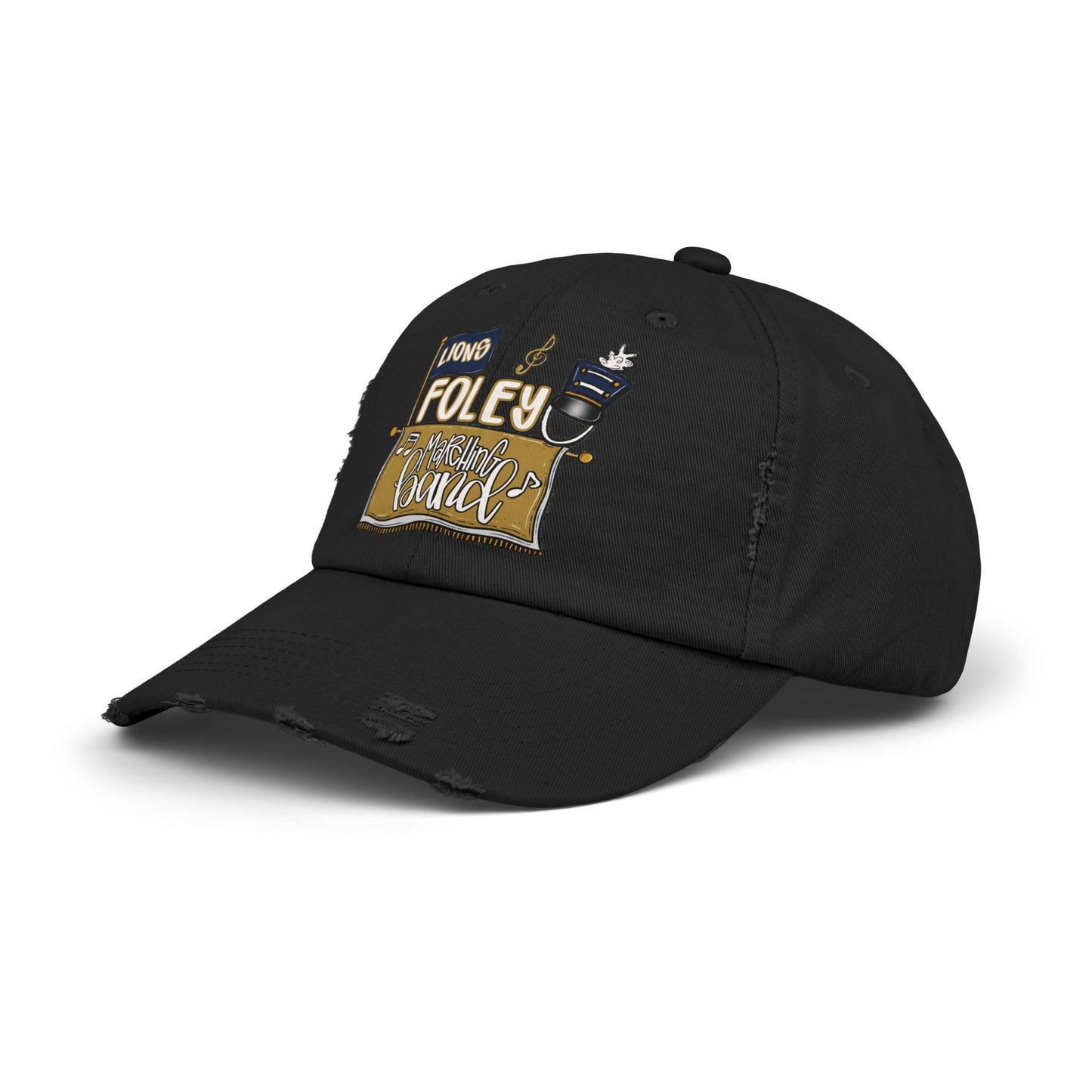 Lions Marching Band Distressed Cap
